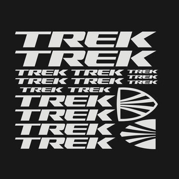 ΚΙΤ αυτοκόλλητων για TREK ADESIVI BICI STICKERS BIKE MTB BDC BICICLETTA PRESPAZIATI Αξεσουάρ μοτοσικλέτας αυτοκινήτου 17cm/34cm