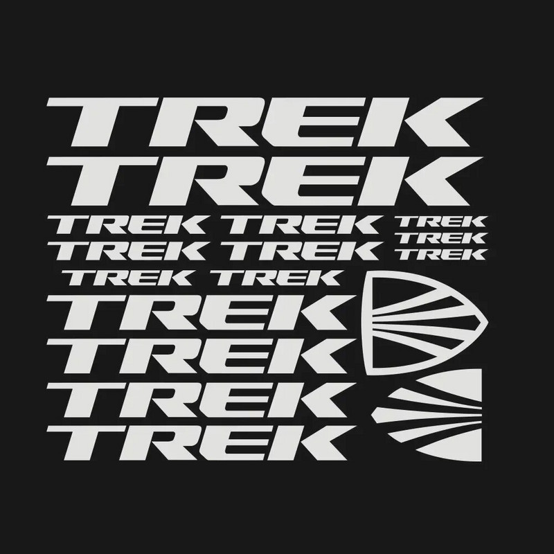 Uzlīmju KOMPLEKTS priekš TREK ADESIVI BICI STICKERS BIKE MTB BDC BICICLETTA PRESPAZIATI Auto Velosipēdu Motociklu Piederumi 17cm/34cm