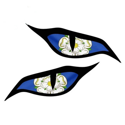 Autokleebised Evil Yellow Eyes jaoks Haagissuvila mootorratta oklusioon kriimustus veekindel esiklaas VAN Anime kleebis VINÜÜLIKLEEBIS Tooted