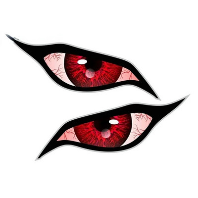 Autokleebised Evil Yellow Eyes jaoks Haagissuvila mootorratta oklusioon kriimustus veekindel esiklaas VAN Anime kleebis VINÜÜLIKLEEBIS Tooted