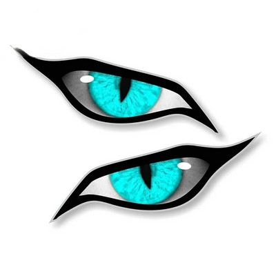 Autokleebised Evil Yellow Eyes jaoks Haagissuvila mootorratta oklusioon kriimustus veekindel esiklaas VAN Anime kleebis VINÜÜLIKLEEBIS Tooted
