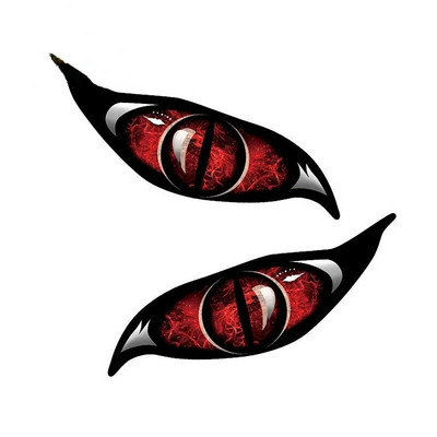 Autokleebised Evil Yellow Eyes jaoks Haagissuvila mootorratta oklusioon kriimustus veekindel esiklaas VAN Anime kleebis VINÜÜLIKLEEBIS Tooted