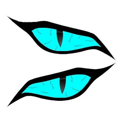 Autokleebised Evil Yellow Eyes jaoks Haagissuvila mootorratta oklusioon kriimustus veekindel esiklaas VAN Anime kleebis VINÜÜLIKLEEBIS Tooted