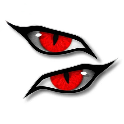 Autokleebised Evil Yellow Eyes jaoks Haagissuvila mootorratta oklusioon kriimustus veekindel esiklaas VAN Anime kleebis VINÜÜLIKLEEBIS Tooted