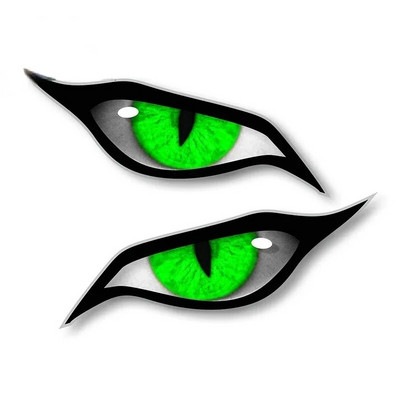 Autokleebised Evil Yellow Eyes jaoks Haagissuvila mootorratta oklusioon kriimustus veekindel esiklaas VAN Anime kleebis VINÜÜLIKLEEBIS Tooted