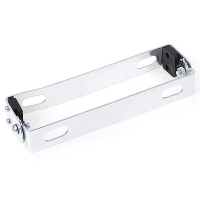 1 vnt aliuminio universalus motociklo reguliuojamo kampo valstybinio numerio laikiklio laikiklis Reguliuojamo kampo metalinis laikiklis Easy 18x5,5x2,5 cm