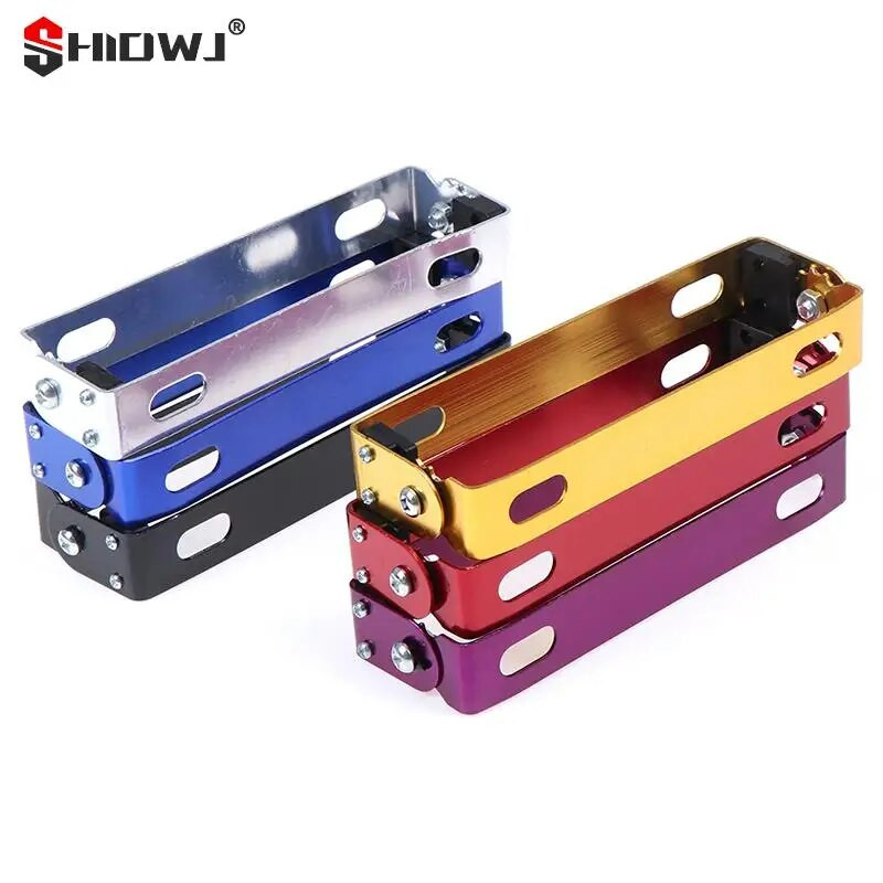 1 vnt aliuminio universalus motociklo reguliuojamo kampo valstybinio numerio laikiklio laikiklis Reguliuojamo kampo metalinis laikiklis Easy 18x5,5x2,5 cm