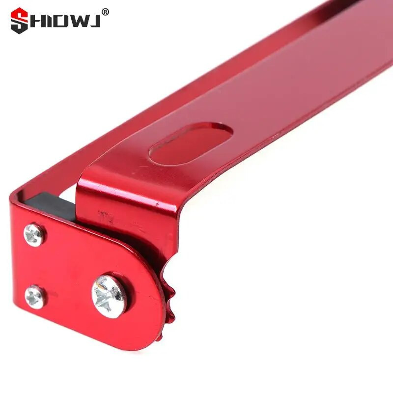 1 vnt aliuminio universalus motociklo reguliuojamo kampo valstybinio numerio laikiklio laikiklis Reguliuojamo kampo metalinis laikiklis Easy 18x5,5x2,5 cm