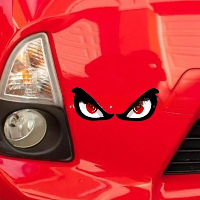 3D simulācijas haizivju raksta uzlīme Acs atpakaļskata spoguļa automašīnas atstarojoša uzlīme Motocikla uzlīme