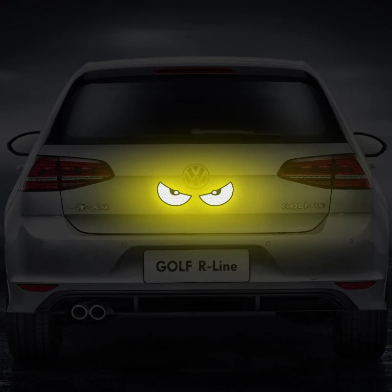 2 komada automobila za stil i naljepnicu s automatskim ogrebotinama, poklopac za karoseriju automobila, spremnik goriva, branik, čudovište, reflektirajuća naljepnica Cool trim