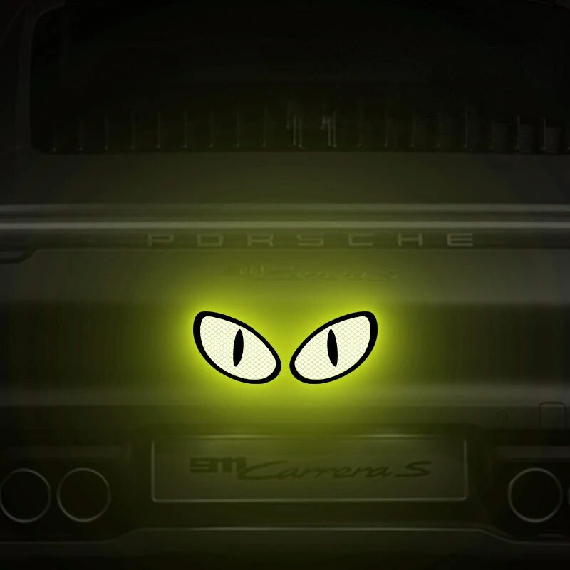 2 komada automobila za stil i naljepnicu s automatskim ogrebotinama, poklopac za karoseriju automobila, spremnik goriva, branik, čudovište, reflektirajuća naljepnica Cool trim