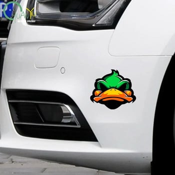 JDM Cartoon Duck Reflektive Αυτοκόλλητα Αυτοκόλλητα Διακόσμηση Σκούτερ Μοτοσικλέτας Σώμα αυτοκινήτου Παρμπρίζ Γυαλί Καπάκι ρεζερβουάρ καυσίμου Αυτοκόλλητα Αξεσουάρ