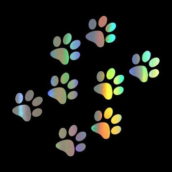 Creativity Personality Cat Paw Print Αυτοκόλλητο Κάλυμμα γρατσουνιές Κομψό, Εξωτερικά μέρη Αντηλιακό και αδιάβροχο PVC Cute, Προϊόντα