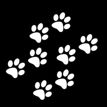 Creativity Personality Cat Paw Print Αυτοκόλλητο Κάλυμμα γρατσουνιές Κομψό, Εξωτερικά μέρη Αντηλιακό και αδιάβροχο PVC Cute, Προϊόντα