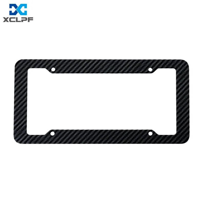 Πλαίσιο πινακίδας αυτοκινήτου ΗΠΑ Πλαίσιο κυκλοφορίας οχήματος από ανθρακονήματα Επανατοποθετημένος εξοπλισμός αυτοκινήτου Προστασία πινακίδας κυκλοφορίας Εξωτερικό