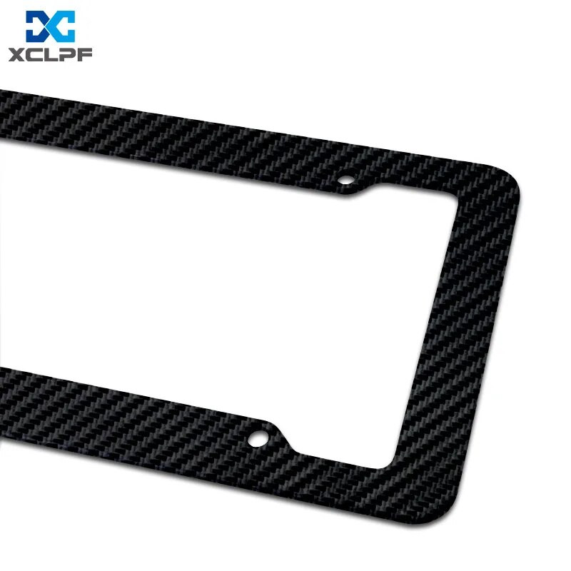 Πλαίσιο πινακίδας αυτοκινήτου ΗΠΑ Πλαίσιο κυκλοφορίας οχήματος από ανθρακονήματα Επανατοποθετημένος εξοπλισμός αυτοκινήτου Προστασία πινακίδας κυκλοφορίας Εξωτερικό