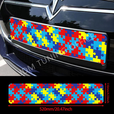 JDM akrüülvärviline autism Euroopa numbrimärk läbipaistev Euroopa numbrimärgi katte kaitsekilp