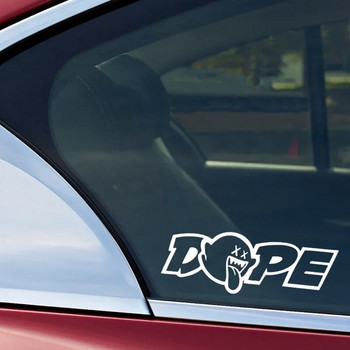 Самозалепваща се винилова стикера за автомобилен стикер Dope Ghost Водоустойчиви автомобилни декори на бронята на задния прозорец на лаптопа 20см*7см