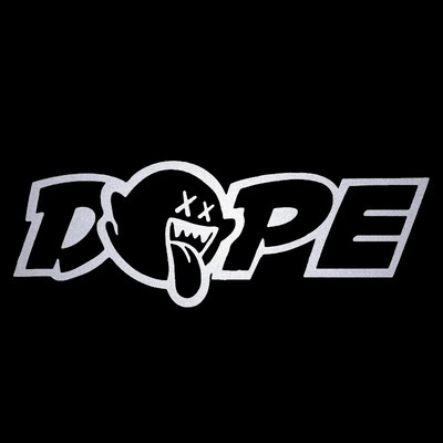 Isekleepuv vinüülkleebis Dope Ghost autokleebiste veekindlate autodekoratsioonide jaoks kaitseraua tagaakna sülearvutil 20 cm * 7 cm