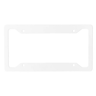 Szublimációs rendszámtábla Üres rendszámtábla keret Üres Autóipari Fém Alumínium tartó Szublimációs Praktikus Autós címkék