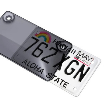Автомобилен прозрачен светлоотразител против скорост на червения светофар за таксуване на камерата Стопер Капак за регистрационен номер Корпус на регистрационния номер Нечуплив държач