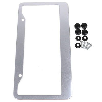 1db univerzális alumínium rendszámtábla keret Styling Power Racing Fra címketartó engedély USA autós tartozék