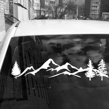 Автомобил Камион Предно стъкло Прозорец Лаптоп Домашна врата Странични стикери Планинска гора Декала LX0E
