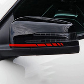 2tk Triibuline kleebis tahavaatepeegli kleebis Mercedes Benz ABCE CLA SVR ML AMG W176 C117 W205 W204 W213 W212 C253 kleebis