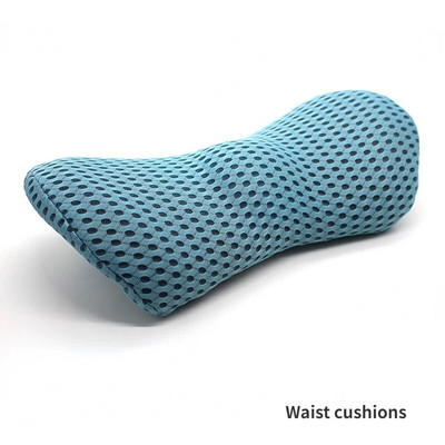 Hálós autós párna deréktámasztó párna autós ülés derékpárna gerincvédő csigolya deréktámla párna ágy alvópárna