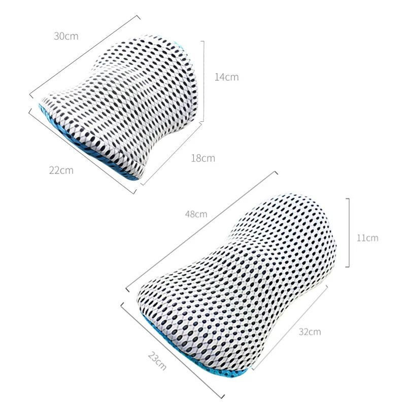 Hálós autós párna deréktámasztó párna autós ülés derékpárna gerincvédő csigolya deréktámla párna ágy alvópárna
