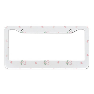 Ilus õlimaali lilleseeria alumiiniumsulamist Ameerika auto numbrimärgi kate Autodekoratsioon kohandatav