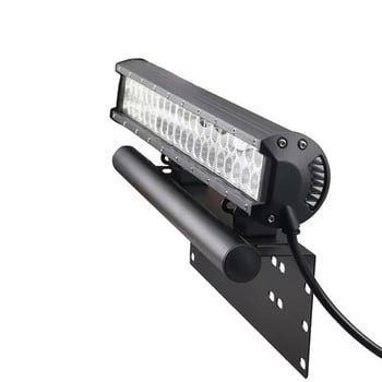 Предна броня Регистрационен номер Офроуд LED светлинна лента Държач на рамката Скоба за закрепване на лампата Универсален държач за лампа за SUV Алуминиев
