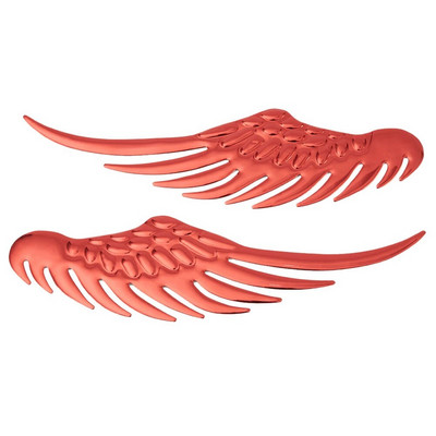 3D matmenų metalo lydinio automobilių lipdukai Angel Hawk Wings emblema Ženkliuko lipdukas Automobilio logotipo lipdukas Auksinės sidabrinės spalvos Pasirenkama 1 pora