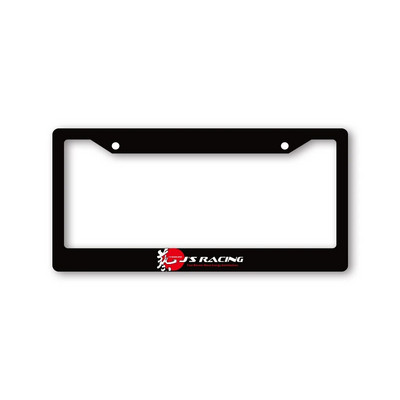 Jdm automobilski dodaci Racing Neo Chrome Burnt Blue okvir registarske pločice od nehrđajućeg čelika za američki standard