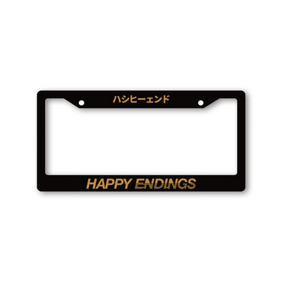 Jdm automobilski dodaci Racing Neo Chrome Burnt Blue okvir registarske pločice od nehrđajućeg čelika za američki standard