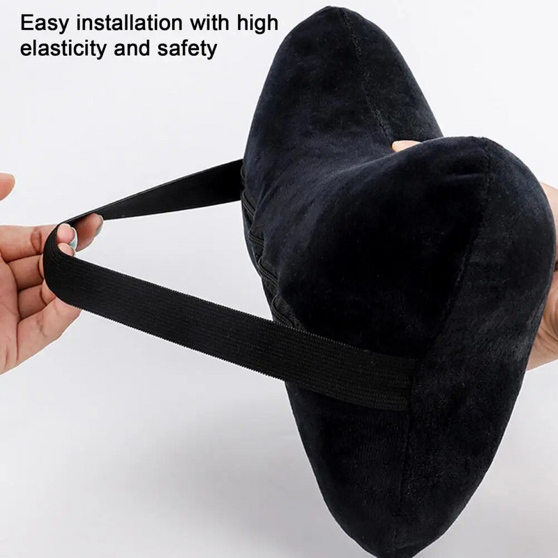 Hasznos autós fejtámla, teljesen feltöltött, nem fakuló autós fejtámla deréktámasz párna mosható deréktámasz párna autós kiegészítők