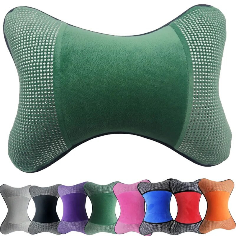 Kaelapadjad autole Bling Bling Crystal Velvet ühe peatoe padi universaalne täidisega fiiber universaalne auto padi lilla X45