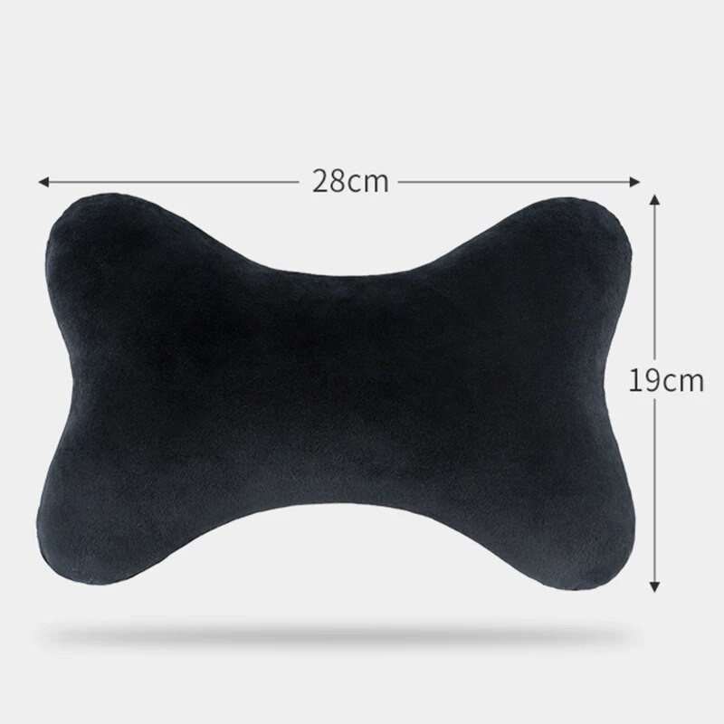 1db autós nyaki fejtámla párna memóriahab autósülés nyakpárna légáteresztő kristálybársony fej- és nyaktámasz alváspárnához