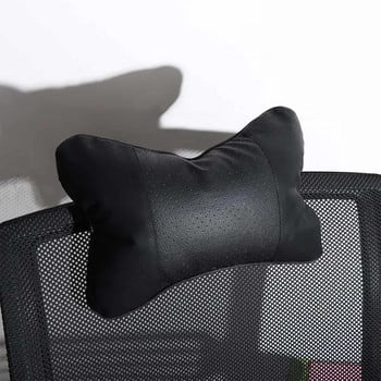 Άνετα μαξιλάρια λαιμού αυτοκινήτου από δέρμα PU Μαλακό αναπνεύσιμο μαλακό αυτόματο κάθισμα κεφαλής μαξιλαριού λαιμού για εύκολη εγκατάσταση Δέρμα PU