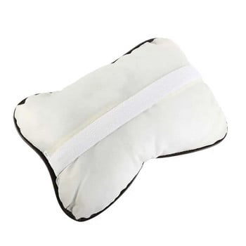 Удобни възглавници за врата от PU кожа Дишаща мека автоматична седалка Възглавница за поставка за глава и врат Лесно инсталиране PU кожа