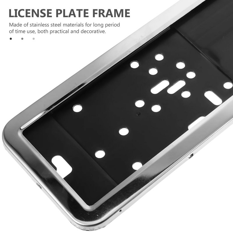 Πλαίσιο πινακίδας κυκλοφορίας Πλαίσιο πινακίδας αυτοκινήτου από ανοξείδωτο ατσάλι που ανοίγει στο πλάι