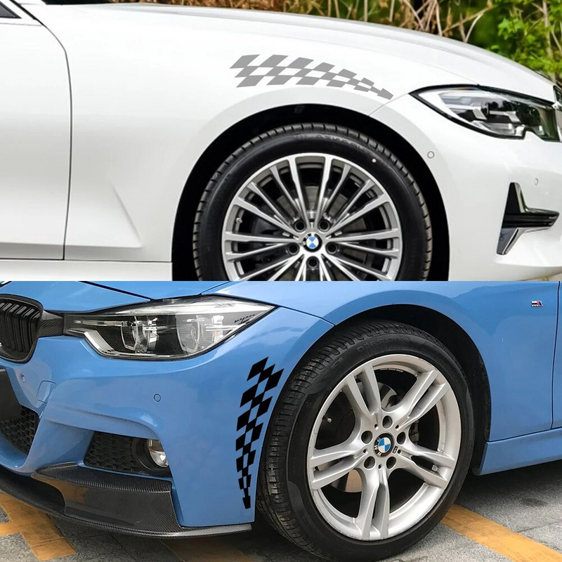 Autóverseny matricák Vinil fólia autós kerék szemöldök matrica Audi Volkswagen VW Ford BMW Toyota Honda Benz autótartozékokhoz