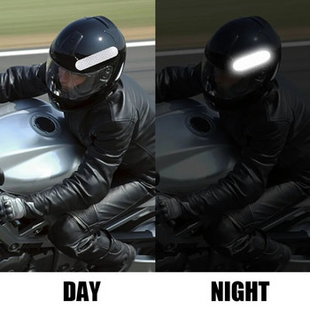 10-50 τμχ Ανακλαστικές λωρίδες κράνους μοτοσικλέτας Ασφάλεια νυχτερινής οδήγησης Προειδοποίηση αυτοκόλλητο Γενικά Διακοσμητικά αυτοκόλλητα για μοτοσικλέτα αυτοκινήτου