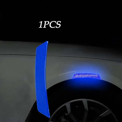 Uued üldotstarbelised 3D-süsinikkiust autoukse käepideme kleebised kriimustuskindlad kleebised, auto turvalisuse helkurribaga autokleebised