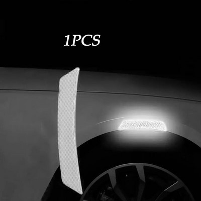 Uued üldotstarbelised 3D-süsinikkiust autoukse käepideme kleebised kriimustuskindlad kleebised, auto turvalisuse helkurribaga autokleebised