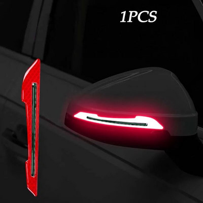 Uued üldotstarbelised 3D-süsinikkiust autoukse käepideme kleebised kriimustuskindlad kleebised, auto turvalisuse helkurribaga autokleebised