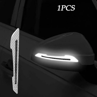 Uued üldotstarbelised 3D-süsinikkiust autoukse käepideme kleebised kriimustuskindlad kleebised, auto turvalisuse helkurribaga autokleebised