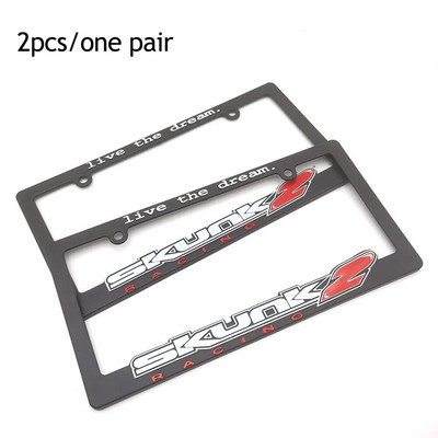 JDM ASV standarta ABS automašīnas numura zīmes rāmis Midnight speedhunter nightkids Skunk2 numura zīmes apdarei, auto aksesuārs