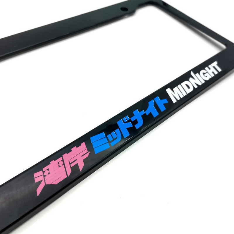 JDM ASV standarta ABS automašīnas numura zīmes rāmis Midnight speedhunter nightkids Skunk2 numura zīmes apdarei, auto aksesuārs