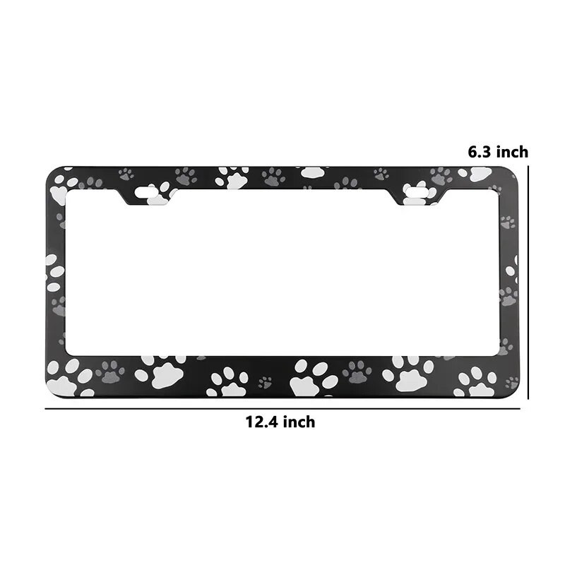 Američki standardni uzorak mačje kandže Okvir registarske pločice Plastični okvir registarske pločice Držač tablice vozila od aluminijske legure